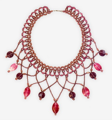 glass bead necklace